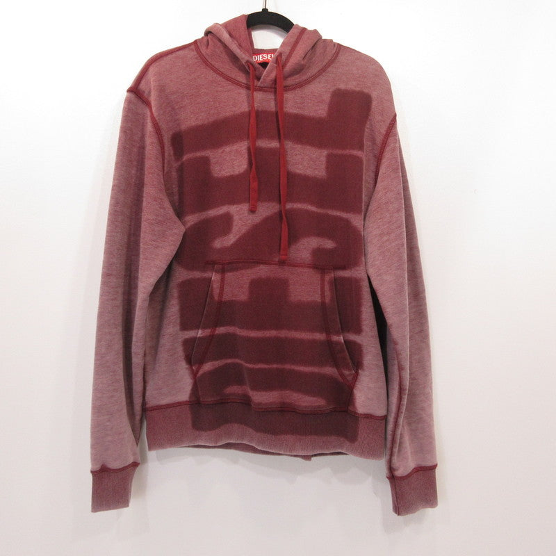 DIESEL | ディーゼル S-GINN-HOOD-L1 パーカー A104310IJAT レッド サイズ：XL【姫路東店】