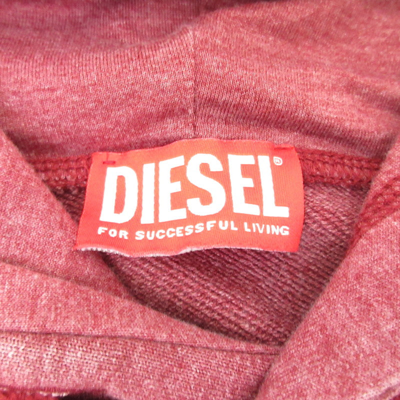DIESEL | ディーゼル S-GINN-HOOD-L1 パーカー A104310IJAT レッド サイズ：XL【姫路東店】
