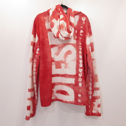 DIESEL | ディーゼル S-GINY-HOOD パーカー A114800NFAV レッド サイズ：XL【姫路東店】