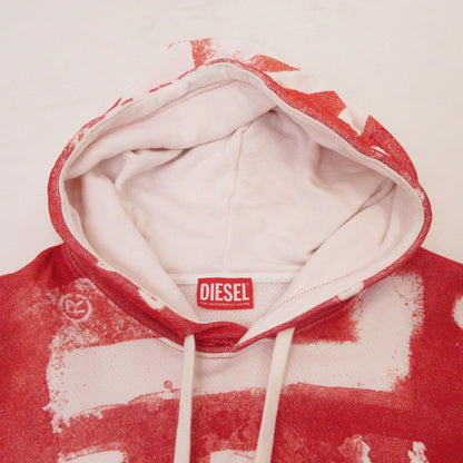 DIESEL | ディーゼル S-GINY-HOOD パーカー A114800NFAV レッド サイズ：XL【姫路東店】