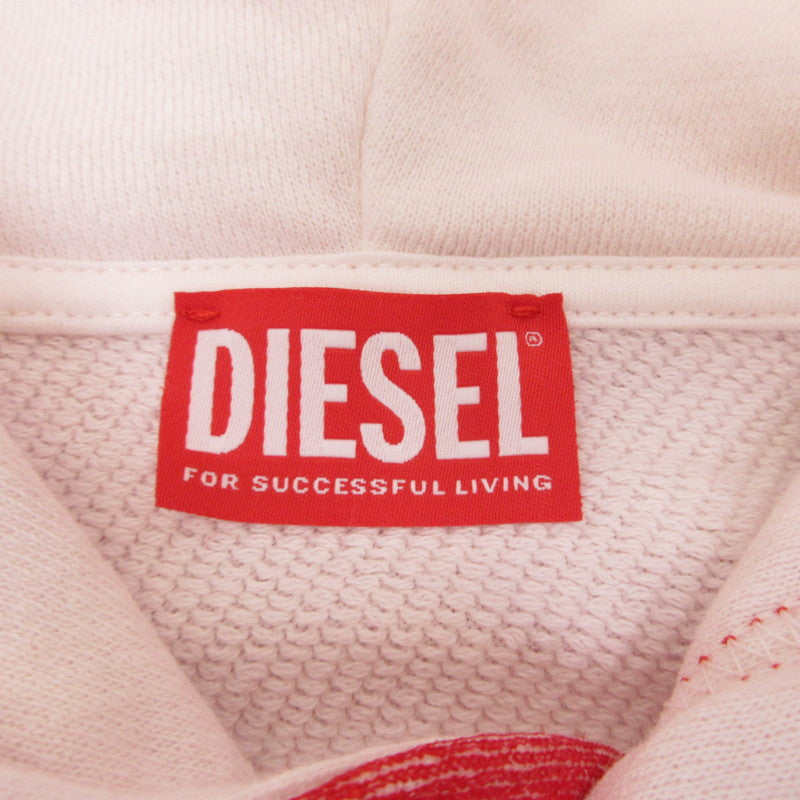 DIESEL | ディーゼル S-GINY-HOOD パーカー A114800NFAV レッド サイズ：XL【姫路東店】