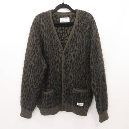 WACKOMARIA | ワコマリア LEOPARD HEAVY MOHAIR KNIT JACQUARD CARDIGAN カーディガン 23FW-WMK-KN15 サイズ：L【姫路東店】