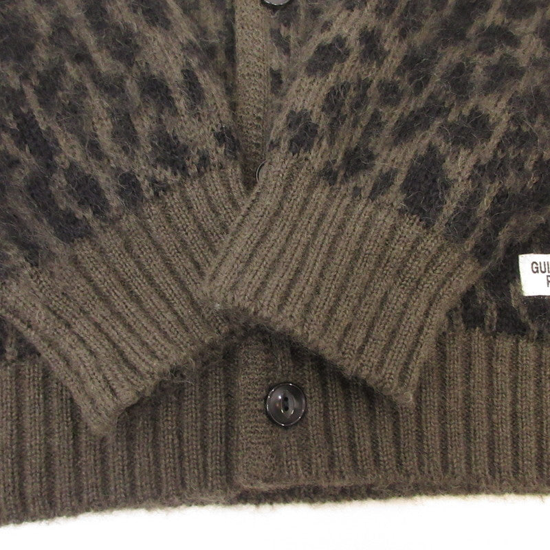 WACKOMARIA | ワコマリア LEOPARD HEAVY MOHAIR KNIT JACQUARD CARDIGAN カーディガン 23FW-WMK-KN15 サイズ：L【姫路東店】