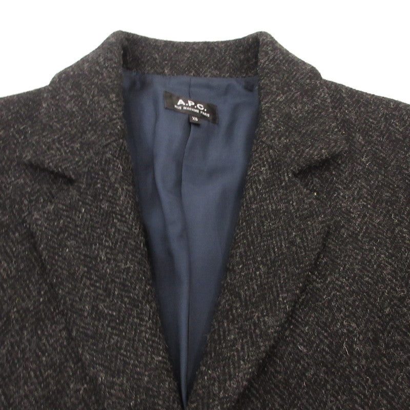 A.P.C | アーペーセー その他アウター ×Harris Tweed ブラック サイズ：XS【姫路東店】