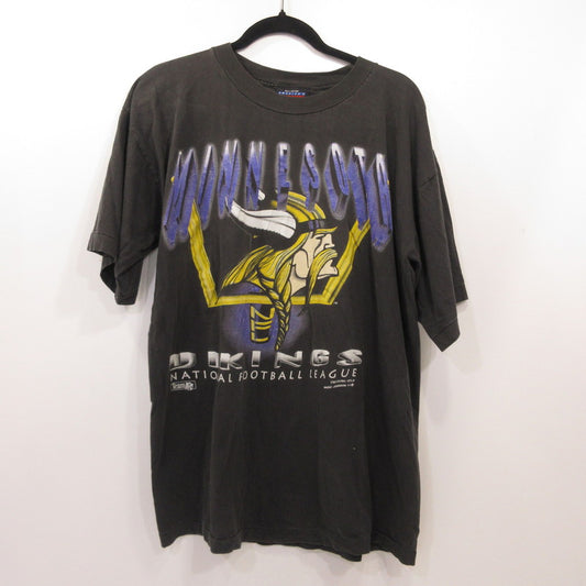 MAGIC JOHNSON マジックジョンソン VINTAGE衣料 | ヴィンテージイリョウ MINNESOTA VIKINGS 半袖Ｔシャツ ブラック サイズ：L【姫路東店】
