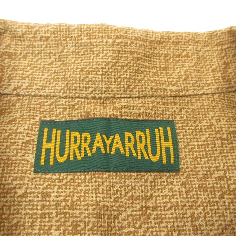 HURRAY HURRAY | フレイフレイ 半袖シャツ C2007-0 ブラウン【姫路東店】