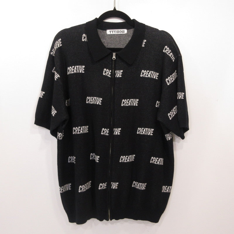 TTT MSW | ティー ニット 19SS-KT-002-CDS ×Creative Drug Store ブラック サイズ：M【姫路東店】