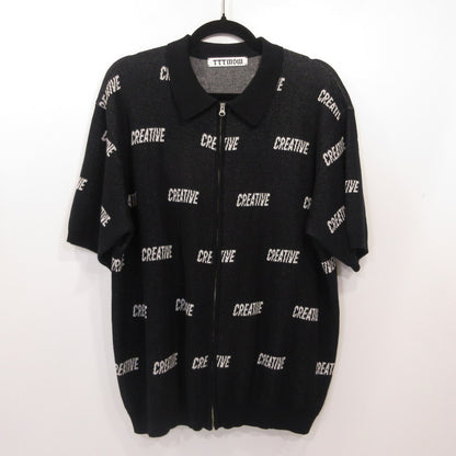 TTT MSW | ティー ニット 19SS-KT-002-CDS ×Creative Drug Store ブラック サイズ：M【姫路東店】