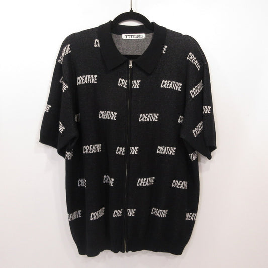 TTT MSW | ティー ニット 19SS-KT-002-CDS ×Creative Drug Store ブラック サイズ：M【姫路東店】