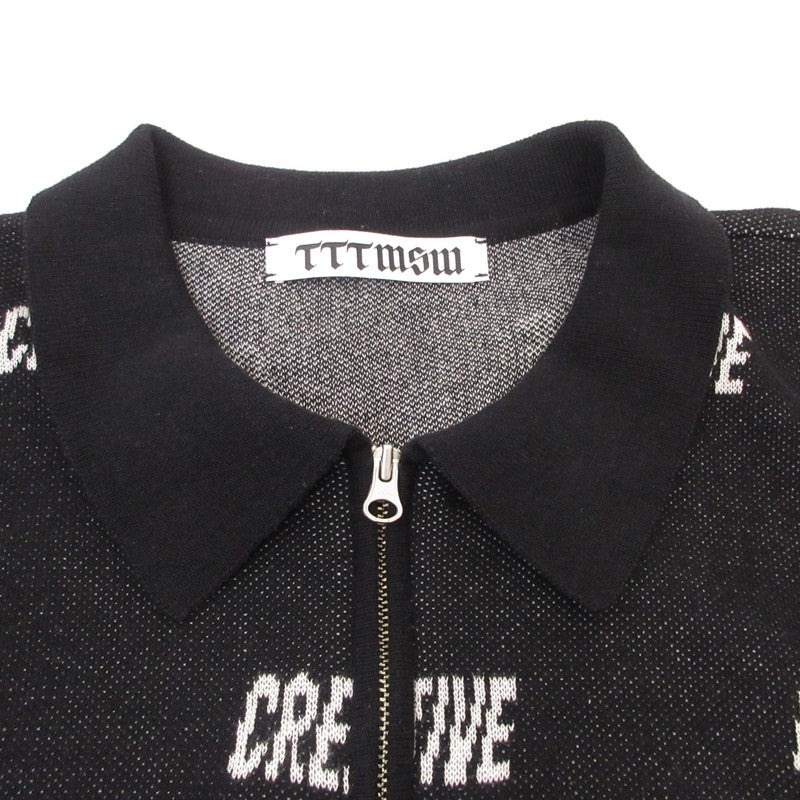 TTT MSW | ティー ニット 19SS-KT-002-CDS ×Creative Drug Store ブラック サイズ：M【姫路東店】
