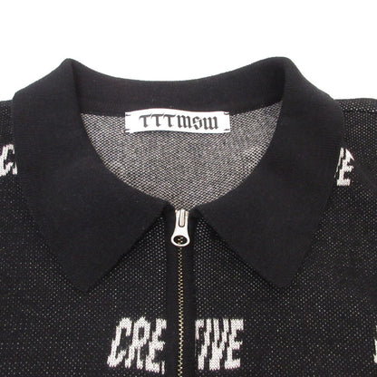 TTT MSW | ティー ニット 19SS-KT-002-CDS ×Creative Drug Store ブラック サイズ：M【姫路東店】