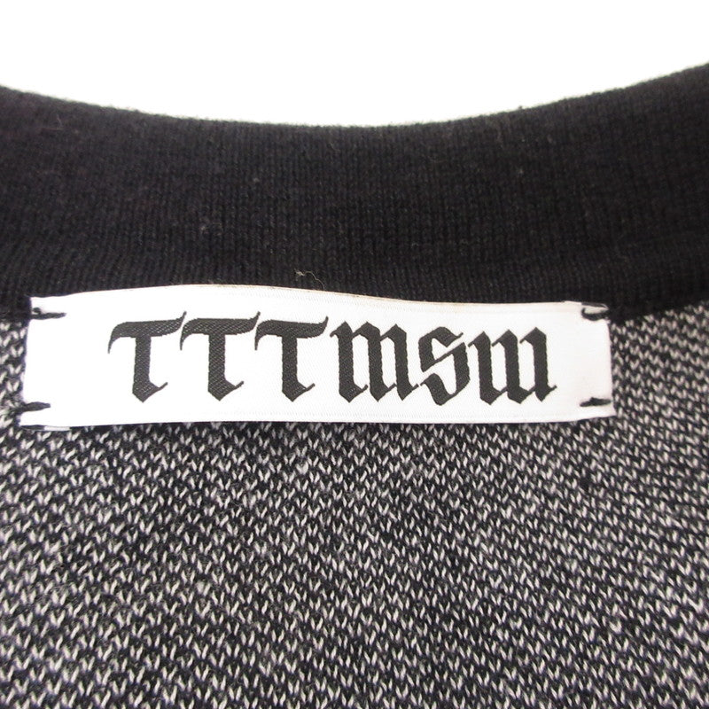 TTT MSW | ティー ニット 19SS-KT-002-CDS ×Creative Drug Store ブラック サイズ：M【姫路東店】