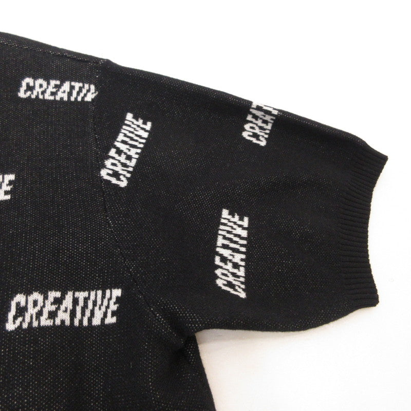 TTT MSW | ティー ニット 19SS-KT-002-CDS ×Creative Drug Store ブラック サイズ：M【姫路東店】