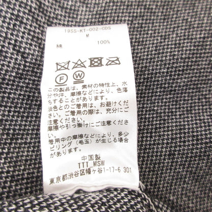 TTT MSW | ティー ニット 19SS-KT-002-CDS ×Creative Drug Store ブラック サイズ：M【姫路東店】