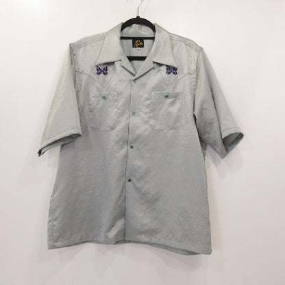 Needles | ニードルス S/S Cowboy One-Up Shirt 半袖シャツ MR254 グレー サイズ：M【姫路東店】