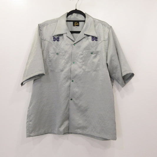 Needles | ニードルス S/S Cowboy One-Up Shirt 半袖シャツ MR254 グレー サイズ：M【姫路東店】