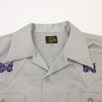 Needles | ニードルス S/S Cowboy One-Up Shirt 半袖シャツ MR254 グレー サイズ：M【姫路東店】