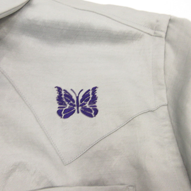 Needles | ニードルス S/S Cowboy One-Up Shirt 半袖シャツ MR254 グレー サイズ：M【姫路東店】