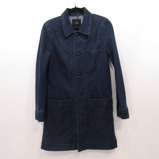 Magine | マージン TENCEL DENIM SHOP COAT その他アウター 1614-32 ネイビー サイズ：46【姫路東店】