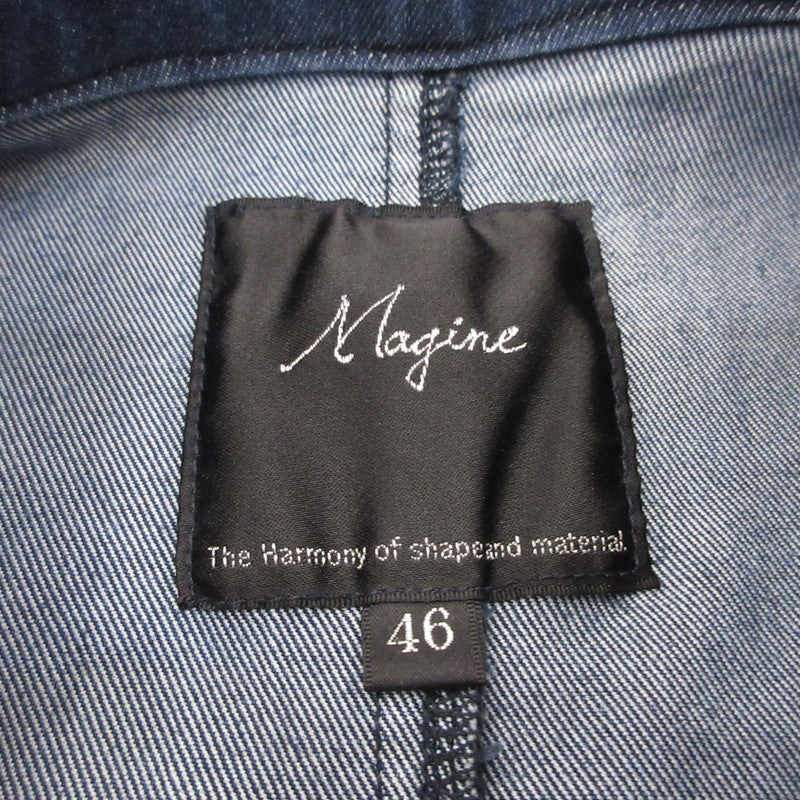 Magine | マージン TENCEL DENIM SHOP COAT その他アウター 1614-32 ネイビー サイズ：46【姫路東店】