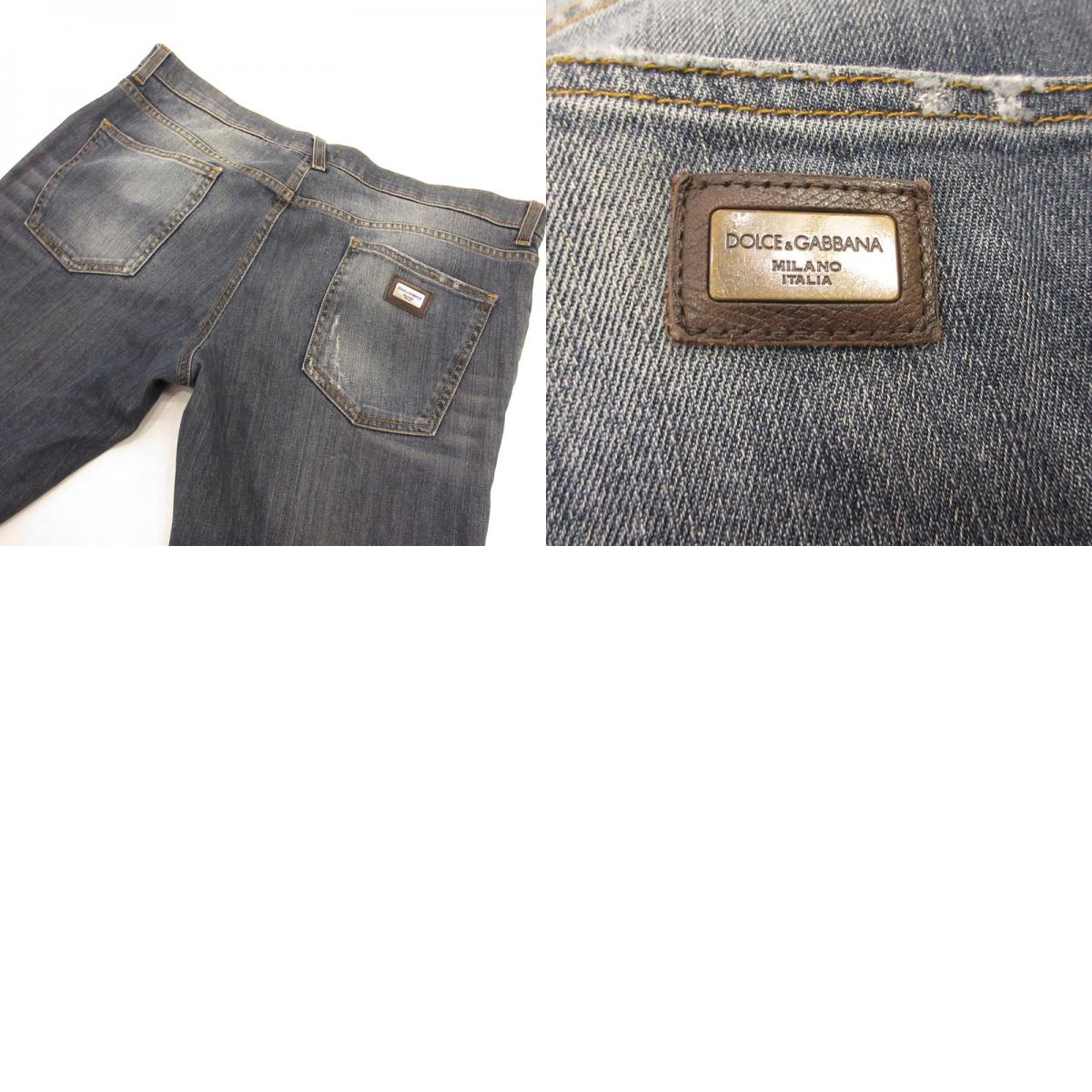 DOLCE & GABBANA | ドルチェアンドガッバーナ デニムパンツ G31SLP/G8K44 国内正規品 ネイビー サイズ：54【姫路東店】