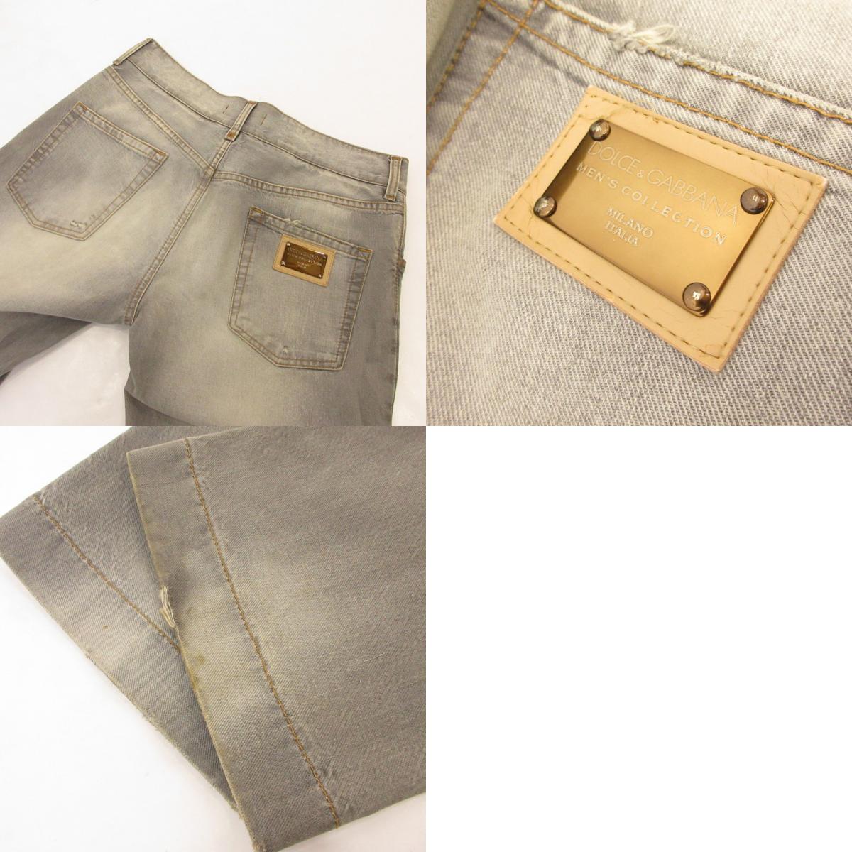 DOLCE & GABBANA | ドルチェアンドガッバーナ デニムパンツ G32YCD/G8A19 国内正規品 グレー サイズ：48【姫路東店】