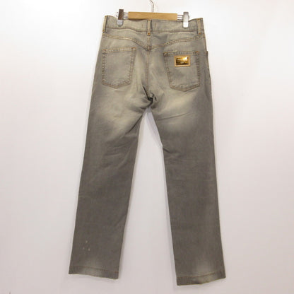 DOLCE & GABBANA | ドルチェアンドガッバーナ デニムパンツ G32YCD/G8A19 国内正規品 グレー サイズ：48【姫路東店】