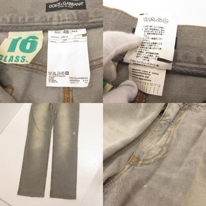 DOLCE & GABBANA | ドルチェアンドガッバーナ デニムパンツ G32YCD/G8A19 国内正規品 グレー サイズ：48【姫路東店】