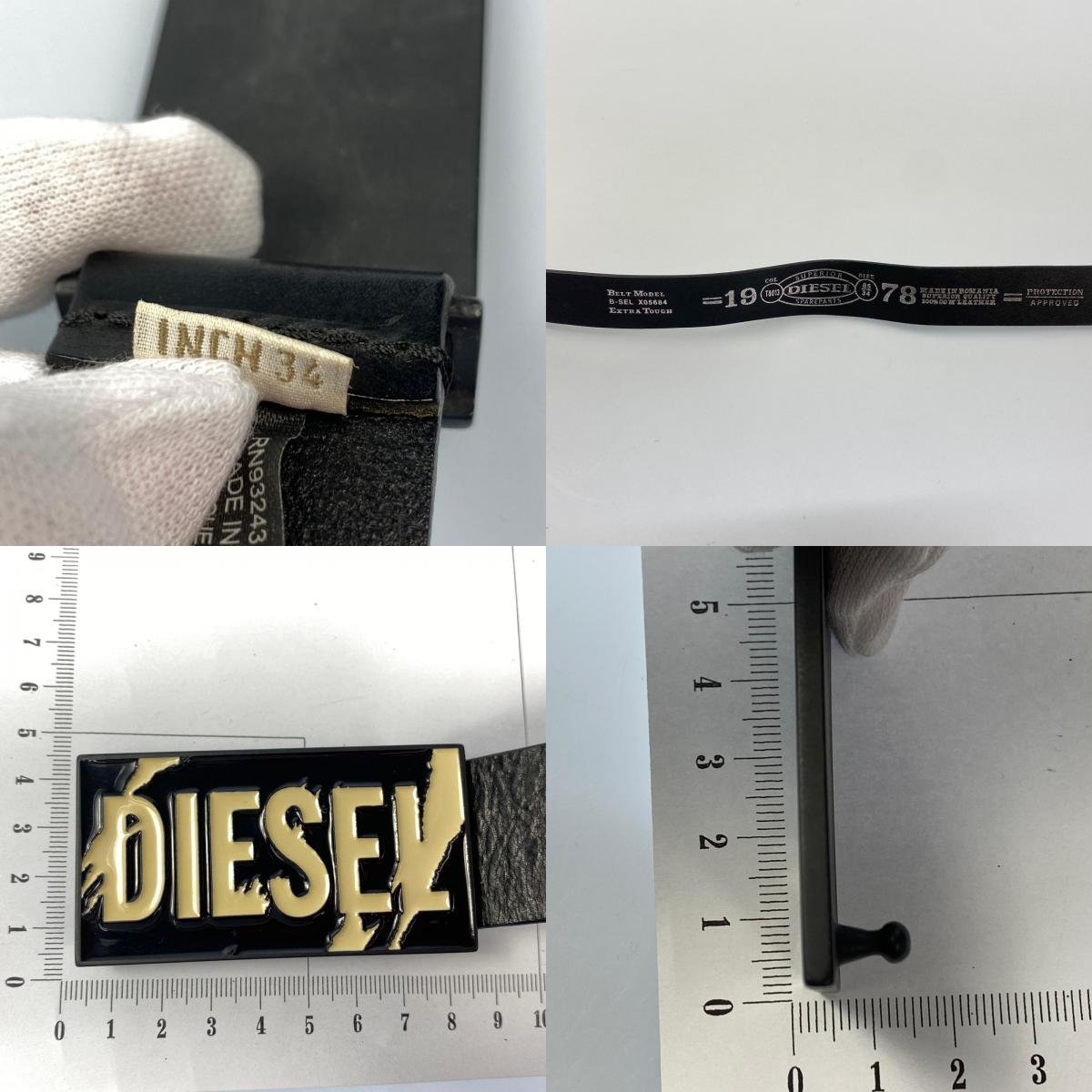 DIESEL | ディーゼル B-SEL ベルト X05684 ブラック【姫路東店】