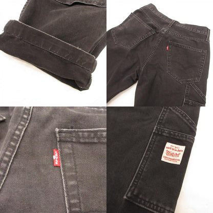 Levi's | リーバイス 568 ルーズストレート ダブルニー デニムパンツ A7367-0004 ブラック サイズ：28【姫路東店】