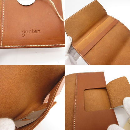 genten | ゲンテン カットワーク ブックカバー 手帳カバー 40604 ブラウン【姫路東店】