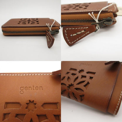 genten | ゲンテン カットワーク マルチケース コインケース 44246 ブラウン【姫路東店】