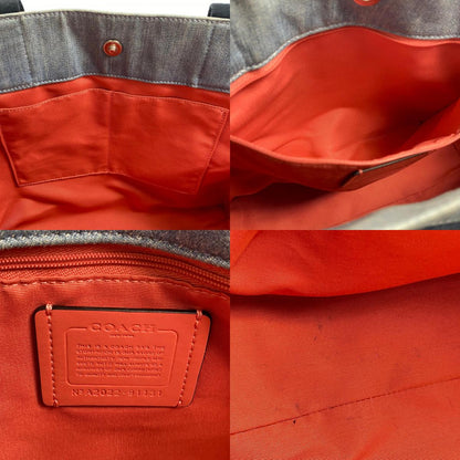 COACH | コーチ ロゴデニムキャンバス トートバッグ 91131【姫路東店】