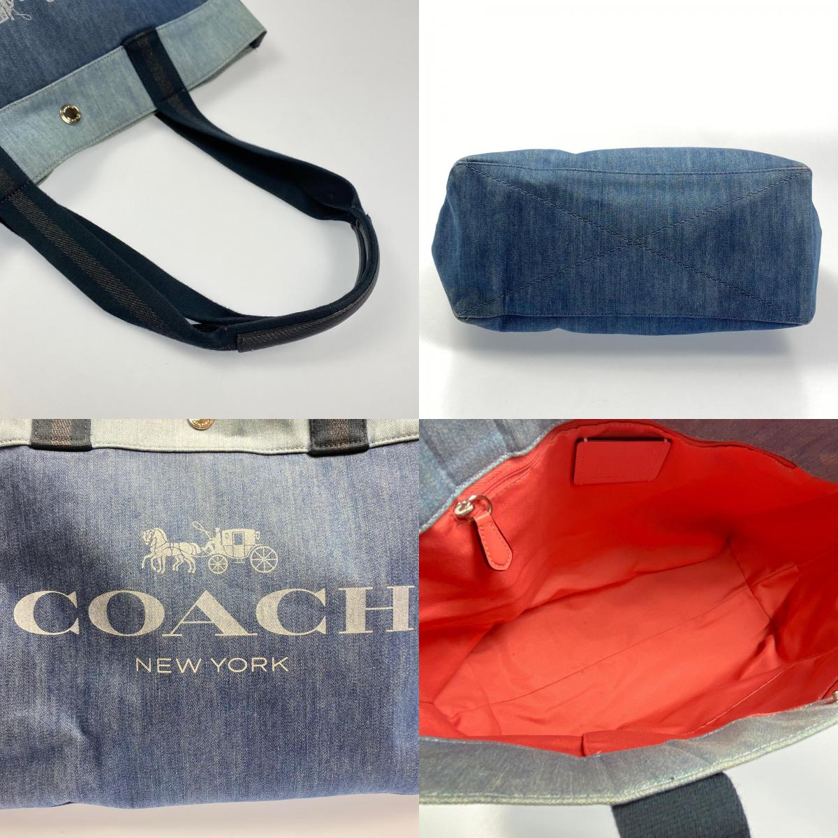 COACH | コーチ ロゴデニムキャンバス トートバッグ 91131【姫路東店】