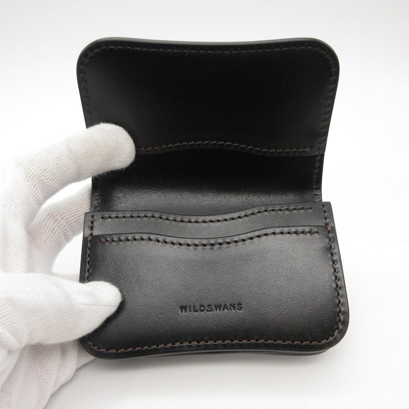 WILDSWANS | ワイルドスワンズ SADDLE PULL UP / GENERAL カードケース ブラック【姫路東店】