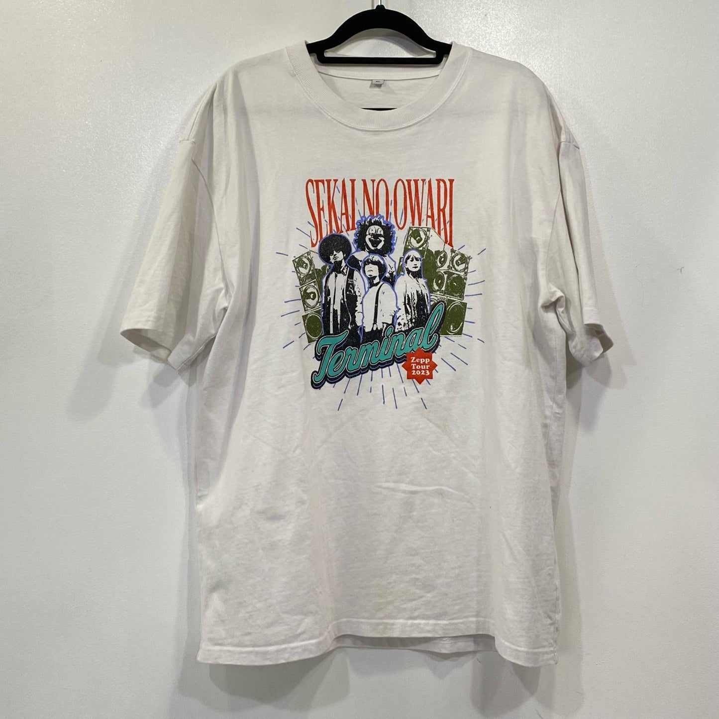 SEKAI NO OWARI 2023 Zeppツアー 半袖Ｔシャツ ホワイト サイズ：XL【姫路東店】