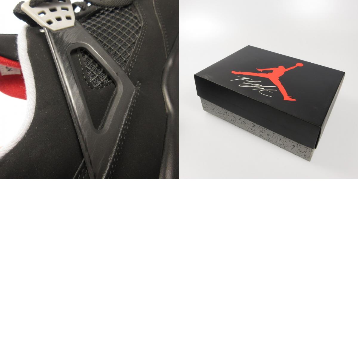 NIKE | ナイキ AIR JORDAN 4 RETRO OG スニーカー 308497-060 ブラック 27.5cm【姫路東店】
