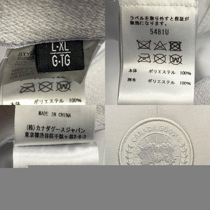 CANADA GOOSE | カナダグース Tonal Cap キャップ 5481U ベースボールキャップ国内正規品 ホワイト【姫路東店】
