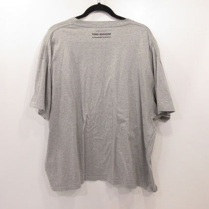 KATHARINE HAMNETT LONDON | キャサリンハムネットロンドン CHOOSE LIFE SLOGAN H/S TEE 半袖Ｔシャツ 24S-KHTMC-01 ×mikomori ｻｲｽﾞ:F グレー【姫路東店】