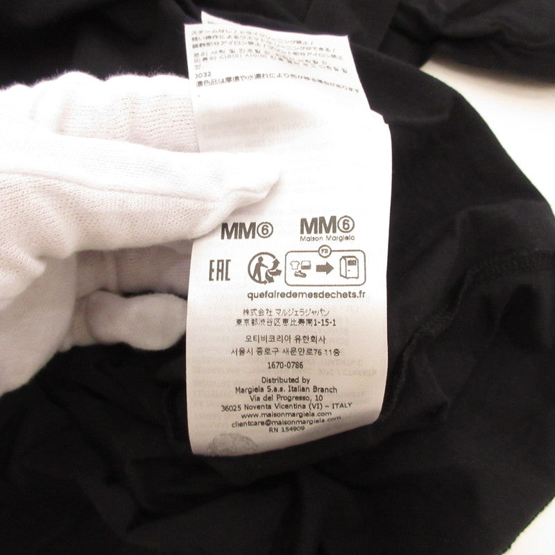 MM6(Maison Margiela) | エムエムシックスメゾンマルジェラ 半袖Ｔシャツ SH0GC0032 国内正規タグ ブラック サイズ：M【姫路東店】