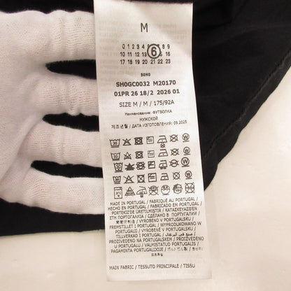 MM6(Maison Margiela) | エムエムシックスメゾンマルジェラ 半袖Ｔシャツ SH0GC0032 国内正規タグ ブラック サイズ：M【姫路東店】