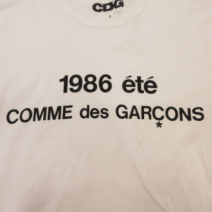 COMME des GARCONS | コムデギャルソン 半袖Ｔシャツ SZ-T028 ホワイト サイズ：S【姫路東店】