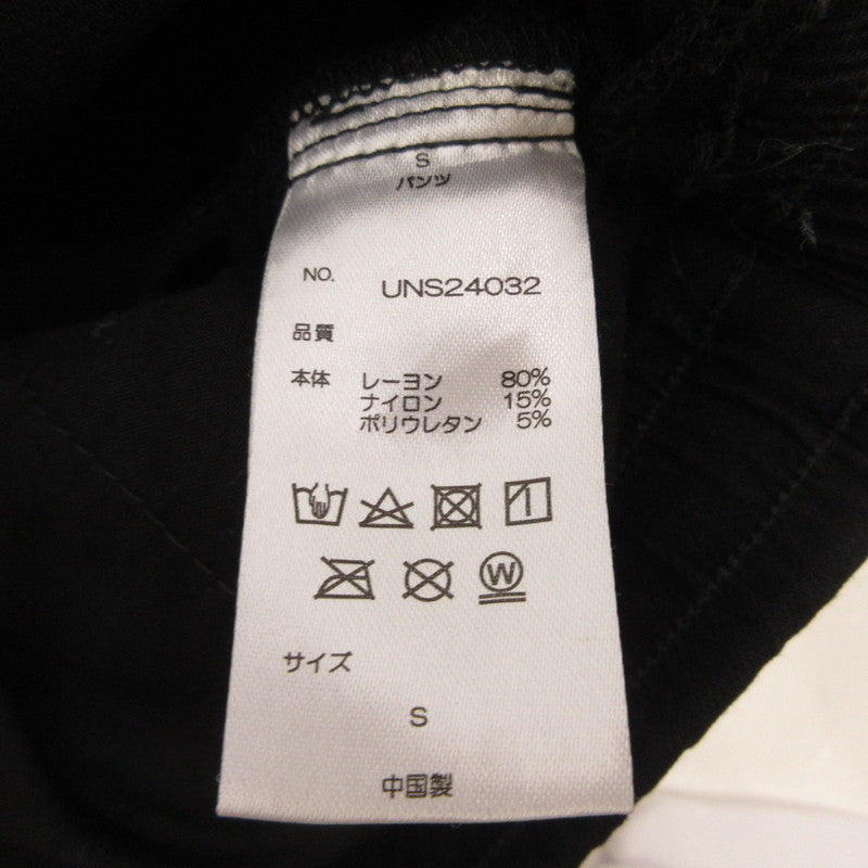 Danke Schon | ダンケシェーン COATING FRAP PANTS カーゴパンツ UNS24032 ブラック サイズ：S【姫路東店】