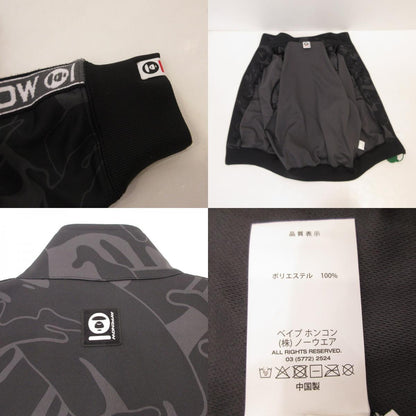 A BATHING APE | アベイシングエイプ AAPE NOW TRACK TOP ジャージ AAPSWMC347XXP ブラック サイズ：M【姫路東店】