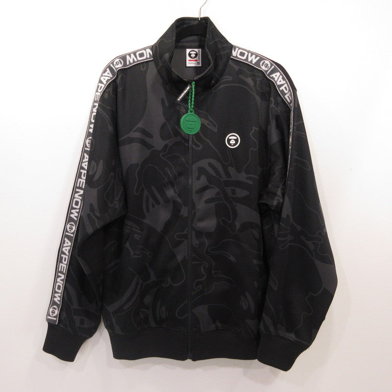 A BATHING APE | アベイシングエイプ AAPE NOW TRACK TOP ジャージ AAPSWMC347XXP ブラック サイズ：M【姫路東店】
