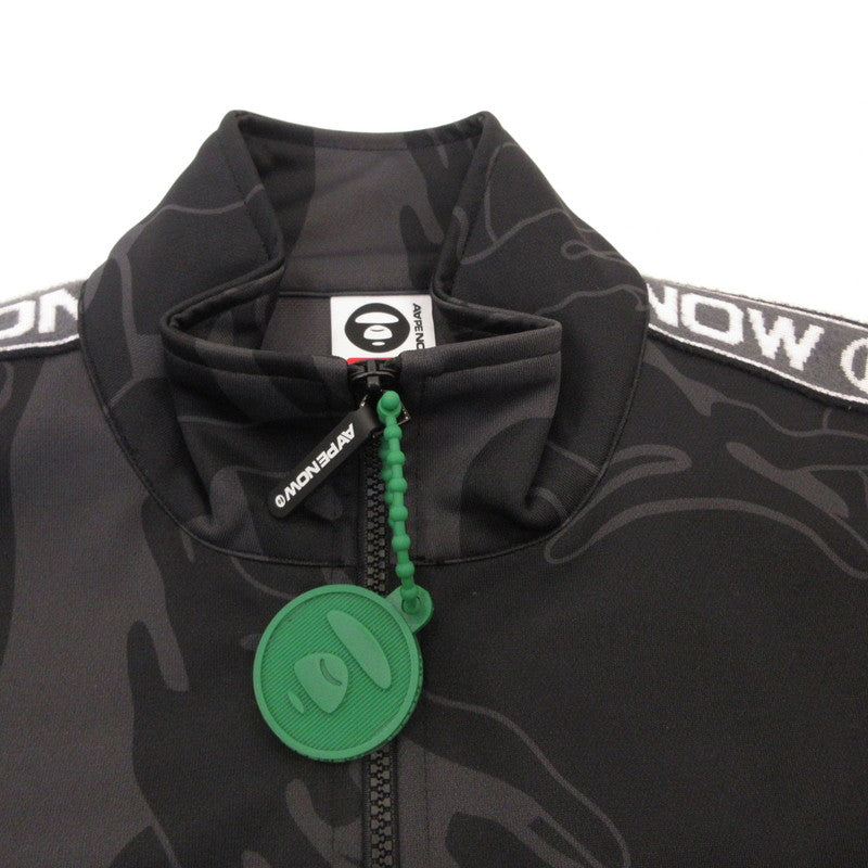A BATHING APE | アベイシングエイプ AAPE NOW TRACK TOP ジャージ AAPSWMC347XXP ブラック サイズ：M【姫路東店】