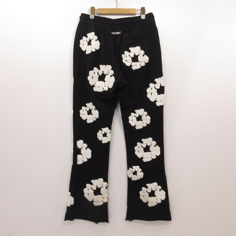 READYMADE | レディメイド COTTON WREATH SWEAT FLARE PANTS パンツ RE-DT-BK-00-00-09 ×DENIM TEARS ブラック サイズ：M【姫路東店】