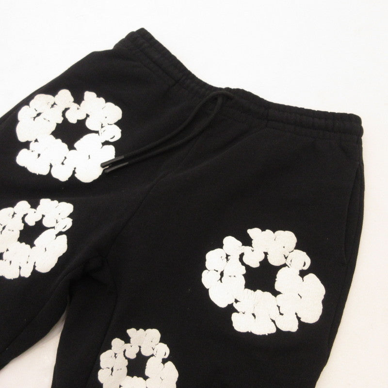 READYMADE | レディメイド COTTON WREATH SWEAT FLARE PANTS パンツ RE-DT-BK-00-00-09 ×DENIM TEARS ブラック サイズ：M【姫路東店】