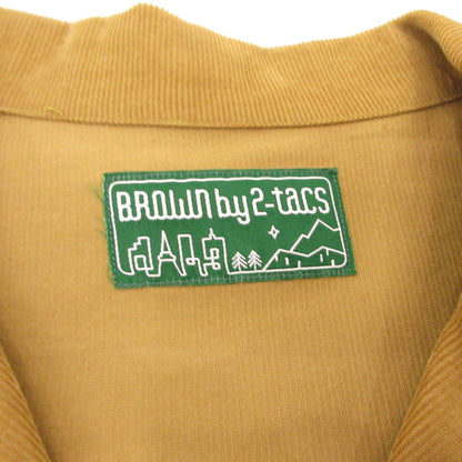 BROWN by 2-tacs | ブラウンバイツータックス OPEN COLLAR CORDUROY SHIRT その他トップス B20-S002 ブラウン サイズ：M【姫路東店】