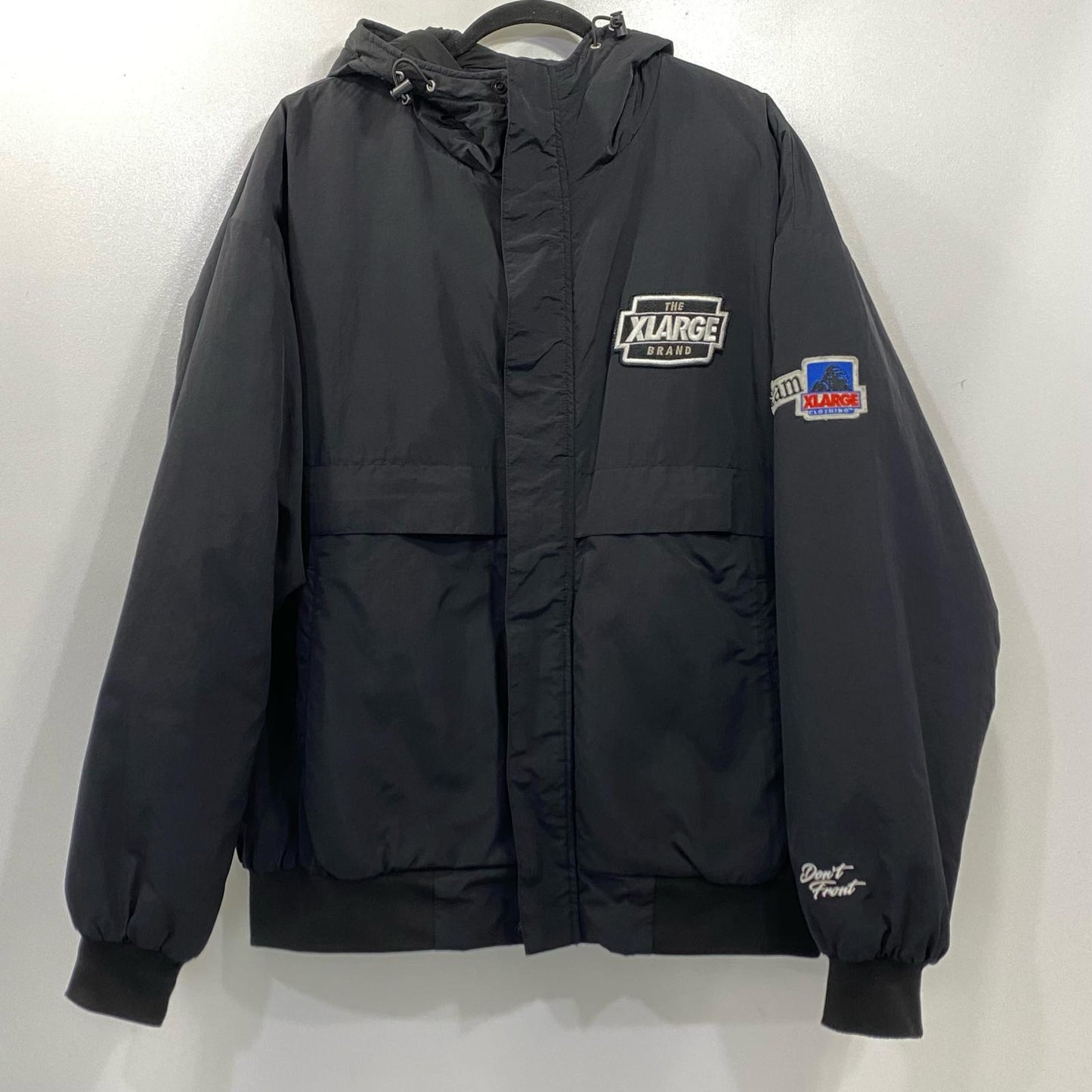 X-LARGE | エクストララージ Nylon Puffer JKT 中綿ジャケット 101213021005 ブラック サイズ：L【姫路東店】